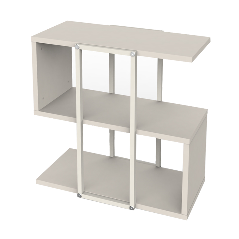 Homia Megapap melamine side table in sandstone color 56x25x56.5cm.