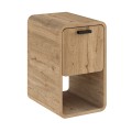 Τραπεζάκι βοηθητικό - Κομοδίνο Rovel Megapap χρώμα sepet oak 30x39x50,5εκ.