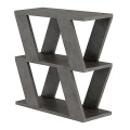 Lazena Megapap melamine side table in grey retro color 60x22x57cm.