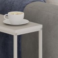 Lido Megapap melamine side table in sandstone color 60x22x62cm.