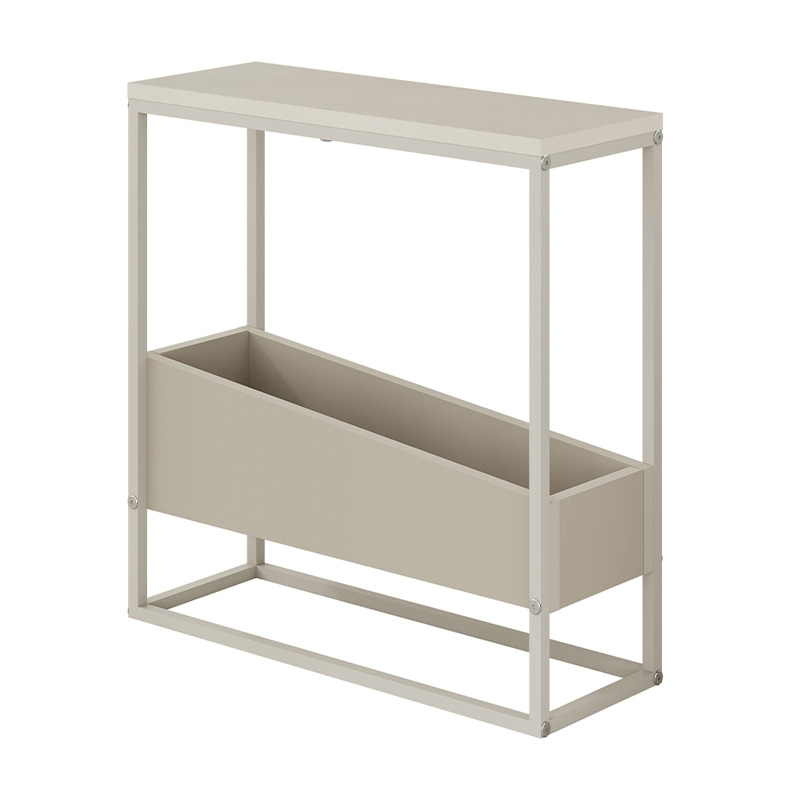 Lido Megapap melamine side table in sandstone color 60x22x62cm.