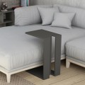 Τραπεζάκι βοηθητικό Muju Megapap χρώμα ανθρακί 30x40x57εκ.