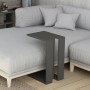 Τραπεζάκι βοηθητικό Muju Megapap χρώμα ανθρακί 30x40x57εκ.