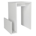 Τραπεζάκι βοηθητικό Regnar Megapap χρώμα λευκό  43,1x33,5x52εκ.