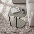 Τραπεζάκι βοηθητικό Roya Megapap χρώμα ash green 41,5x32x56εκ.