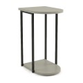 Τραπεζάκι βοηθητικό Roya Megapap χρώμα ash green 41,5x32x56εκ.