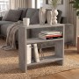 Silvanus Megapap melamine side table in concrete grey color 51x17,5x49cm.