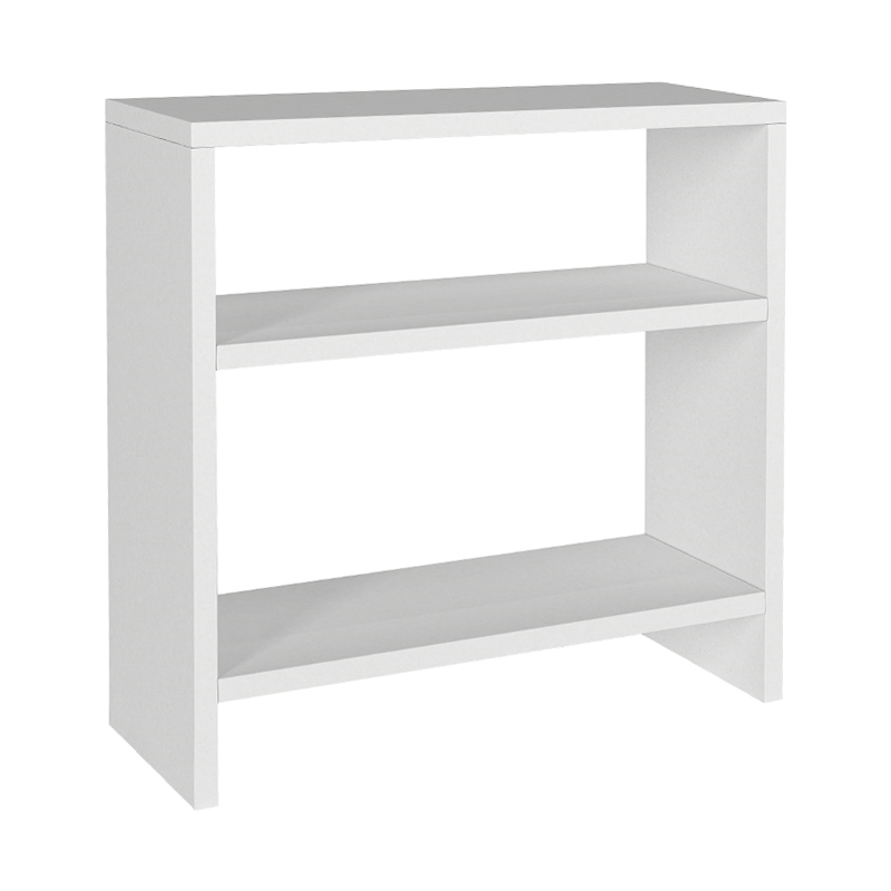 Τραπεζάκι βοηθητικό Silvanus Megapap χρώμα λευκό 51x17,5x49εκ.