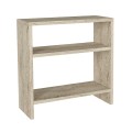 Silvanus Megapap melamine side table in travertine color 51x17,5x49cm.