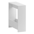 Τραπεζάκι βοηθητικό Simpi Megapap χρώμα λευκό 55x20x60εκ.