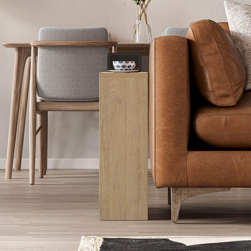 Τραπεζάκι βοηθητικό Simpi Megapap χρώμα sapphire oak 55x20x60εκ.