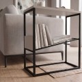 Tenol Megapap melamine side table in light mocha color 55x25x62cm.