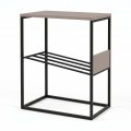 Tenol Megapap melamine side table in light mocha color 55x25x62cm.