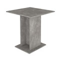 Allos Megapap melamine dinner table in concrete grey color 75x75x77cm.