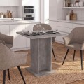 Allos Megapap melamine dinner table in concrete grey color 75x75x77cm.