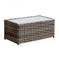 ARIZONA Coffee Table 100x50 Grey/Brown Wicker