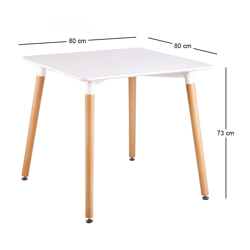ART Table 80x80cm White
