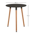 ART Table D.60cm Black
