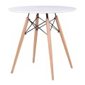 ART Wood Table D.80cm White
