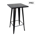RELIX Bar Table 60x60 Steel Antique Black