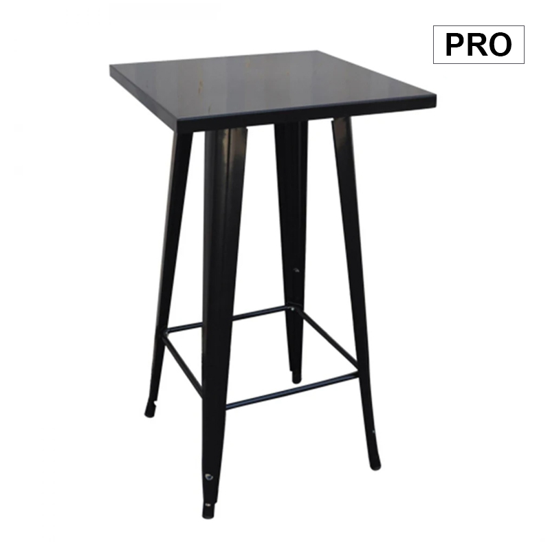 RELIX Bar Table 60x60 Steel Antique Black