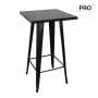RELIX Bar Table 60x60 Steel Antique Black