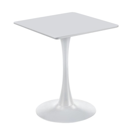 BREAK Table 60x60cm White Color, MDF-Metal