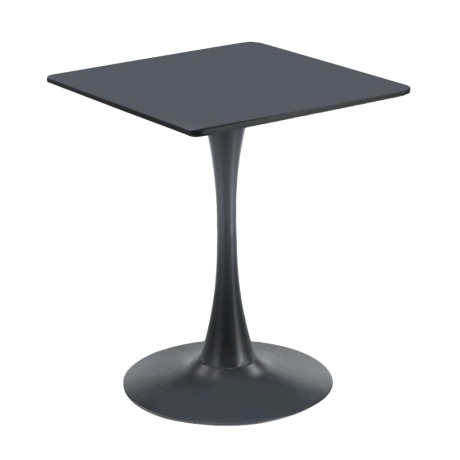 BREAK Table 60x60cm Black Color, MDF-Metal