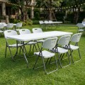 Τραπέζι catering - συνεδρίου Capri Megapap πτυσσόμενο - μονοκόμματη επιφάνεια χρώμα λευκό του πάγου 198x90x74εκ.