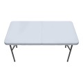 Capri Megapap folding catering - conference table - suitcase color ice white 120x60x74cm.