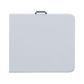 Capri Megapap folding catering - conference table - suitcase color ice white 152x70x74cm.