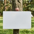 Capri Megapap folding catering - conference table - suitcase color ice white 240x76x74cm.