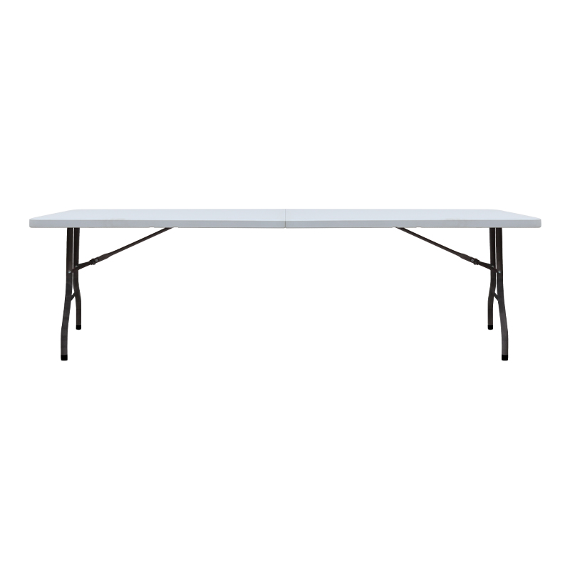 Capri Megapap folding catering - conference table - suitcase color ice white 240x76x74cm.