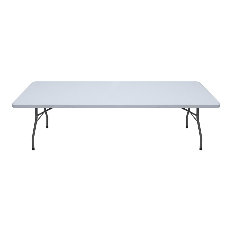 Capri Megapap folding catering - conference table - suitcase color ice white 240x76x74cm.