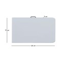 Capri Megapap folding catering - conference table - suitcase color ice white 240x76x74cm.