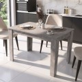 Darlen Megapap melamine dinner table in concrete grey color 110x72x74cm.