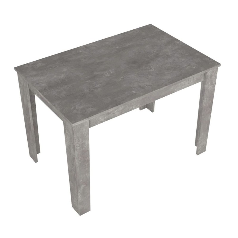 Darlen Megapap melamine dinner table in concrete grey color 110x72x74cm.