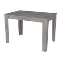 Darlen Megapap melamine dinner table in concrete grey color 110x72x74cm.