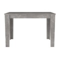 Darlen Megapap melamine dinner table in concrete grey color 110x72x74cm.