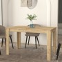 Τραπέζι Darlen Megapap χρώμα sapphire oak 125x72x74εκ.