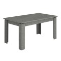 Denzel Megapap melamine table in anthracite color 120x80x76cm.