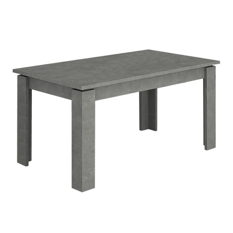 Denzel Megapap melamine table in anthracite color 120x80x76cm.