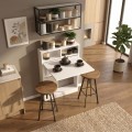 Bracke Megapap melamine wall mounded folding table in white color 70x15x96cm.