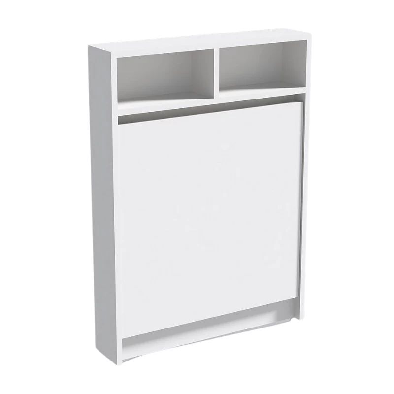 Bracke Megapap melamine wall mounded folding table in white color 70x15x96cm.