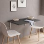 Ravan Megapap Kitchen table - Desk wall-mounted folding color anthracite 72x45cm.