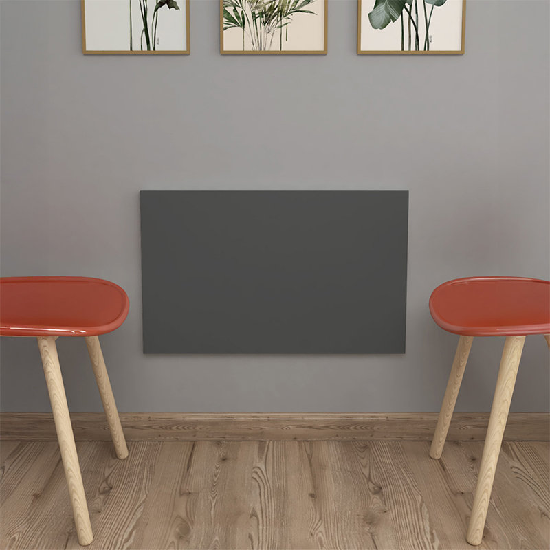 Ravan Megapap Kitchen table - Desk wall-mounted folding color anthracite 72x45cm.