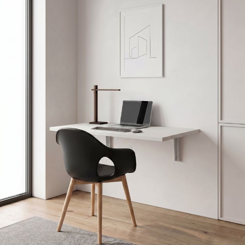 Ravan Megapap Kitchen table - Desk wall-mounted folding color white 72x45cm.