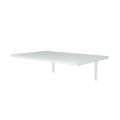 Ravan Megapap Kitchen table - Desk wall-mounted folding color white 72x45cm.