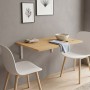 Ravan Megapap Kitchen table - Desk wall-mounted folding color sapphire oak 72x45cm.