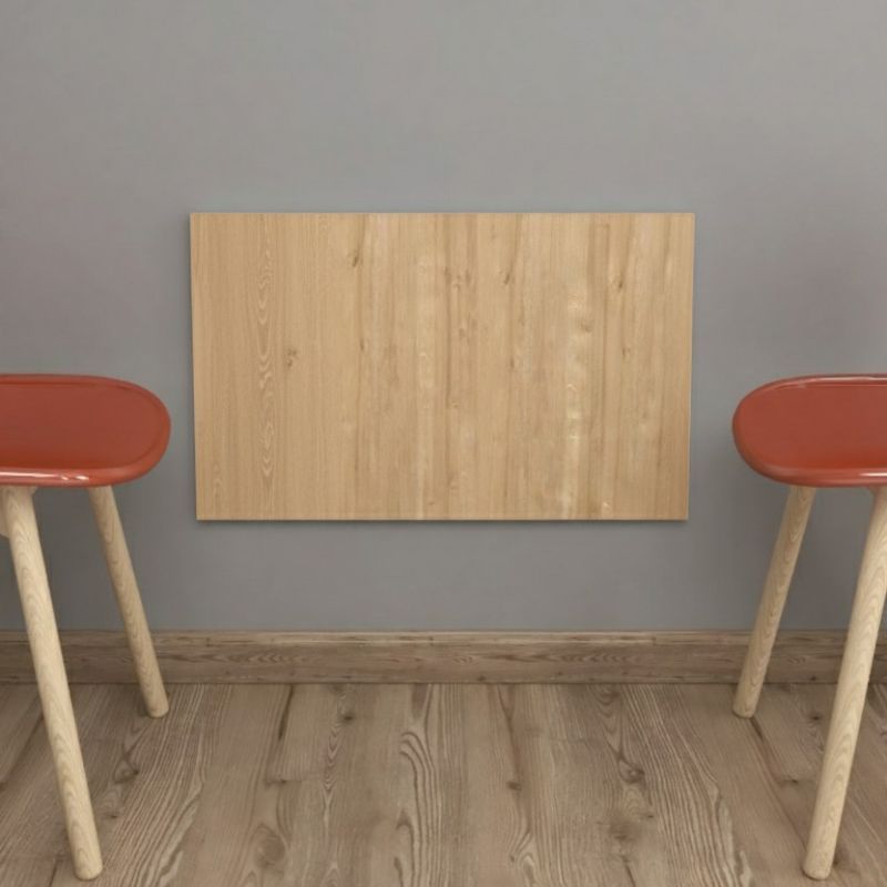 Ravan Megapap Kitchen table - Desk wall-mounted folding color sapphire oak 72x45cm.